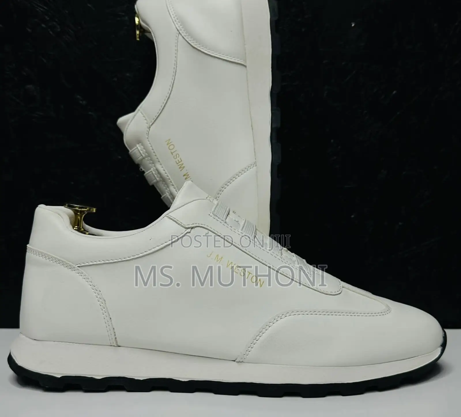 Jm . Weston on My Way Men Lace Up Casuals Size 40-45