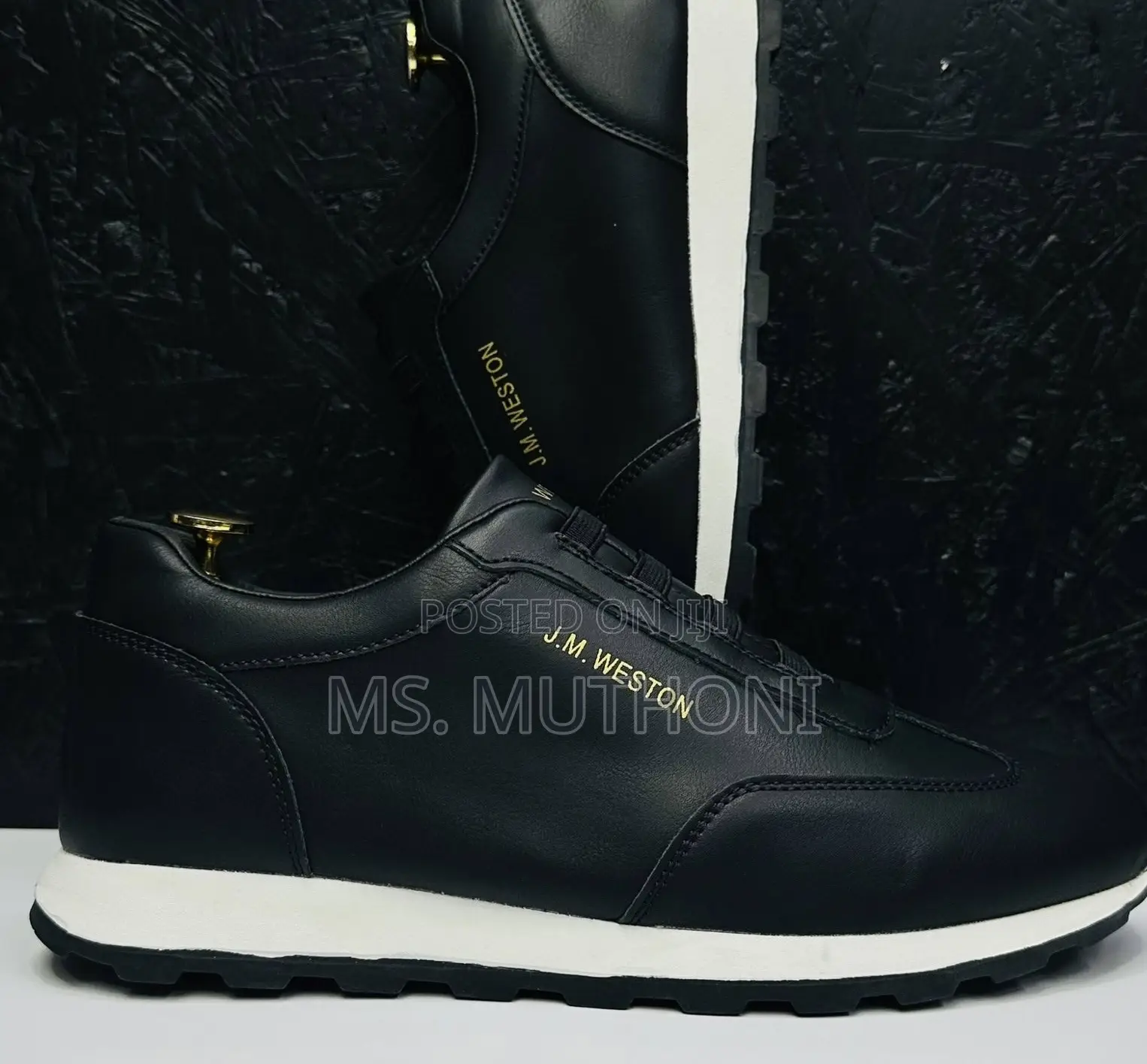 Jm . Weston on My Way Men Lace Up Casuals Size 40-45