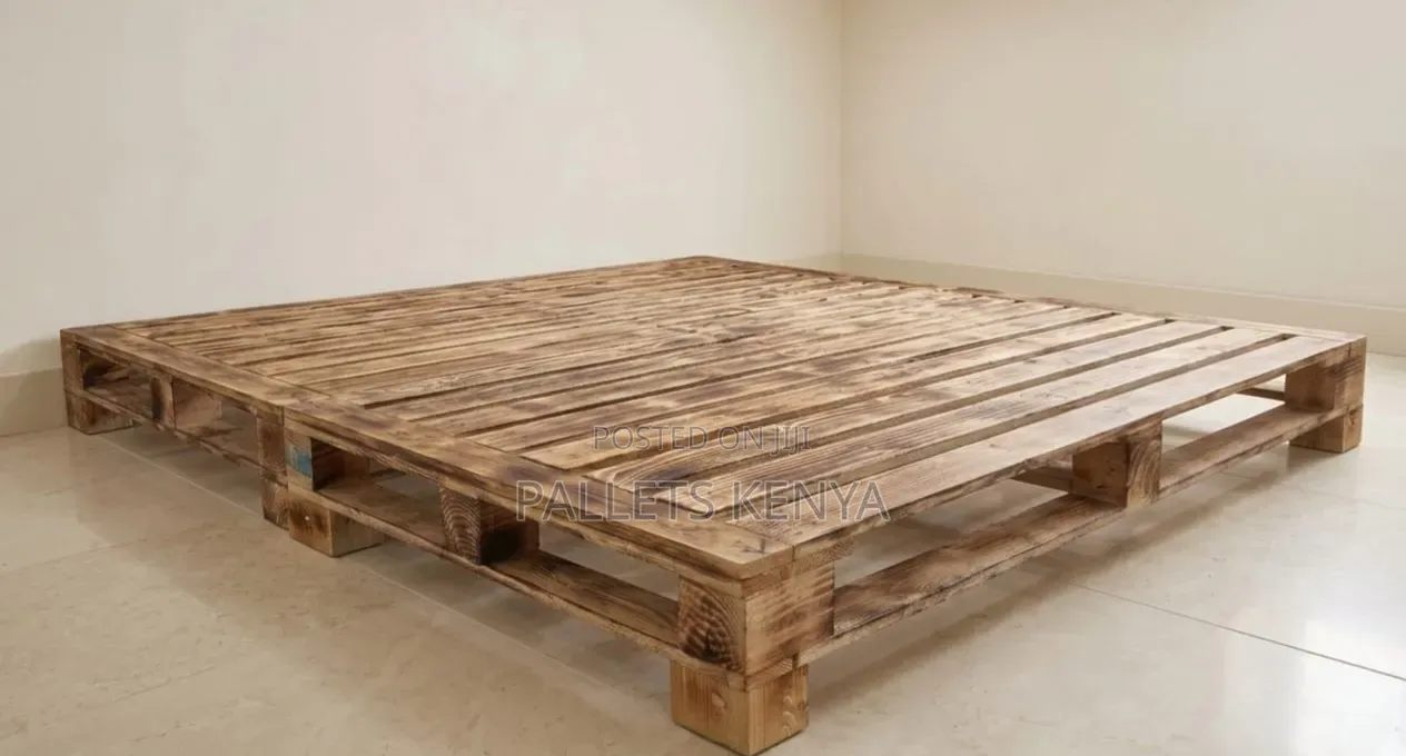 Modern 5×6 Pallet Bed – Simple Pallet Bed Frame, Strong Affordable