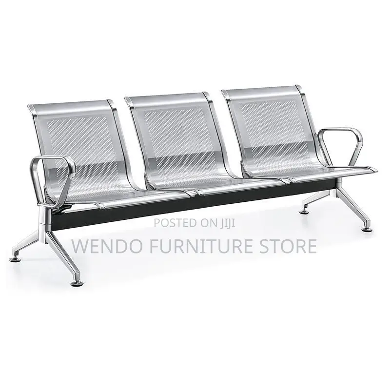 Office Benches; Two Seaters Metallic Office Reception Benches