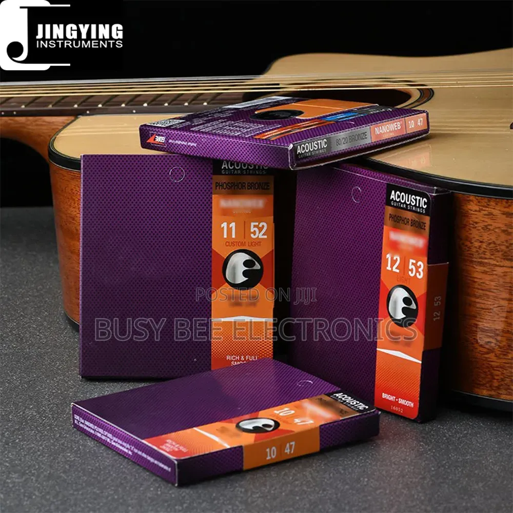 6-Strings Brass/Phosphor Bronze Acoustic Guitar Strings