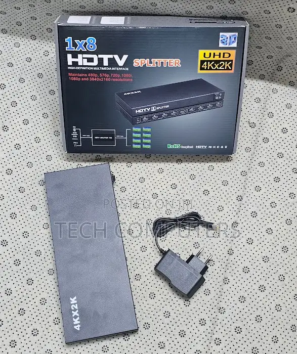 1x8 Hdmi Splitter Uhd – One Hdmi Input to 8 Displays