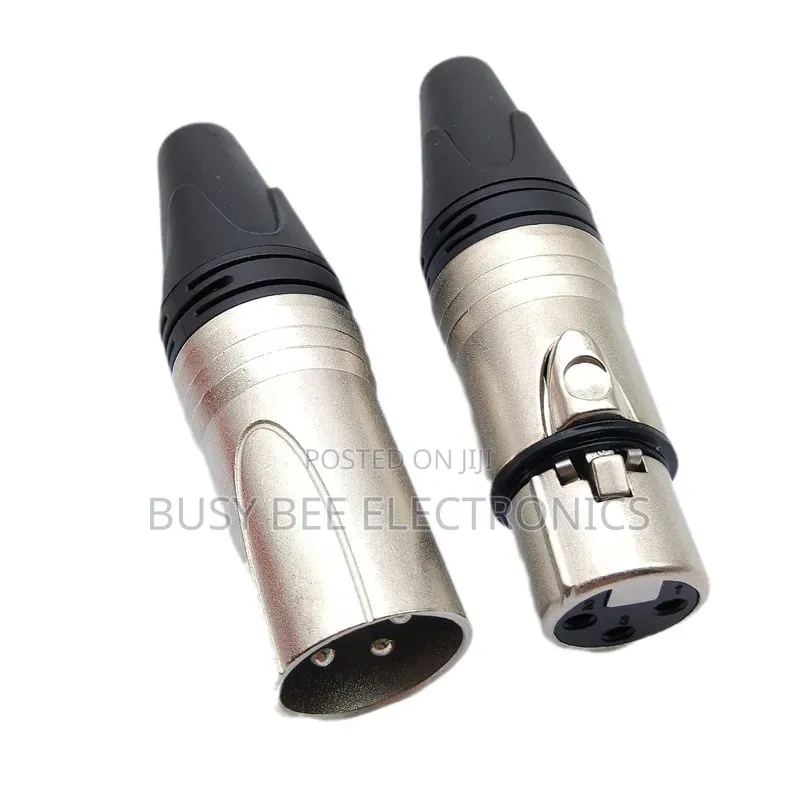 3pin Nickel Plated XLR Plug Male /