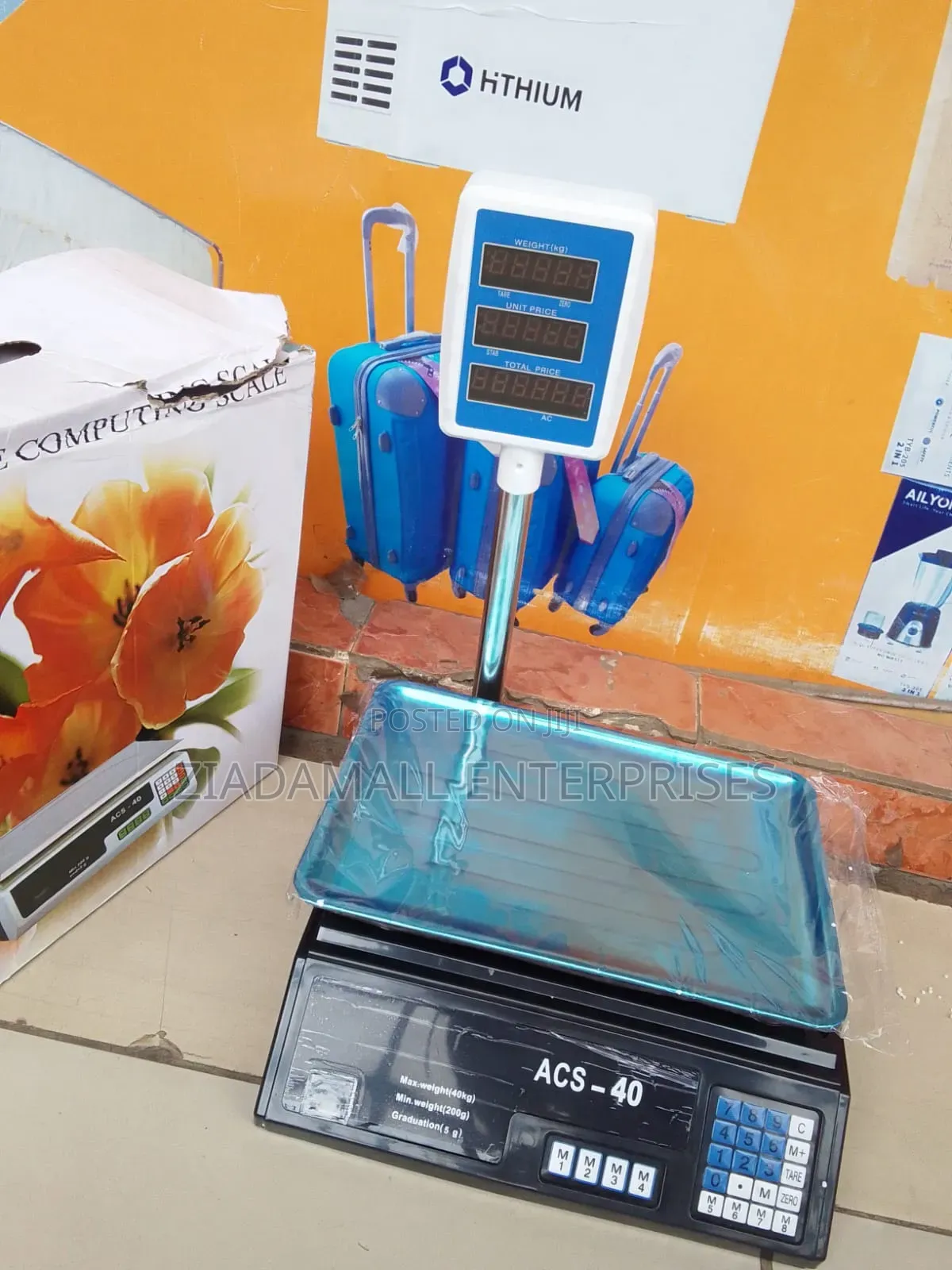 Scale,Heavy-duty 40kg Platform Weighing Scale With Arm