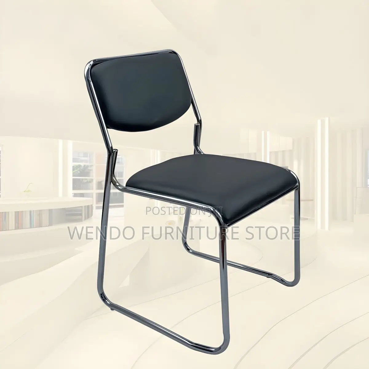 Office Chairs; Armless Catalina Leather Office Chairs