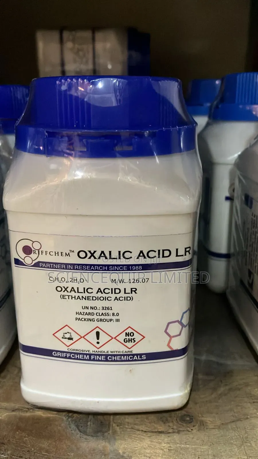 Oxalic Acid Dihydrate 500g Lr Griffchem