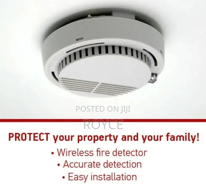 Photoelectric Battery Powered Smoke Alarm