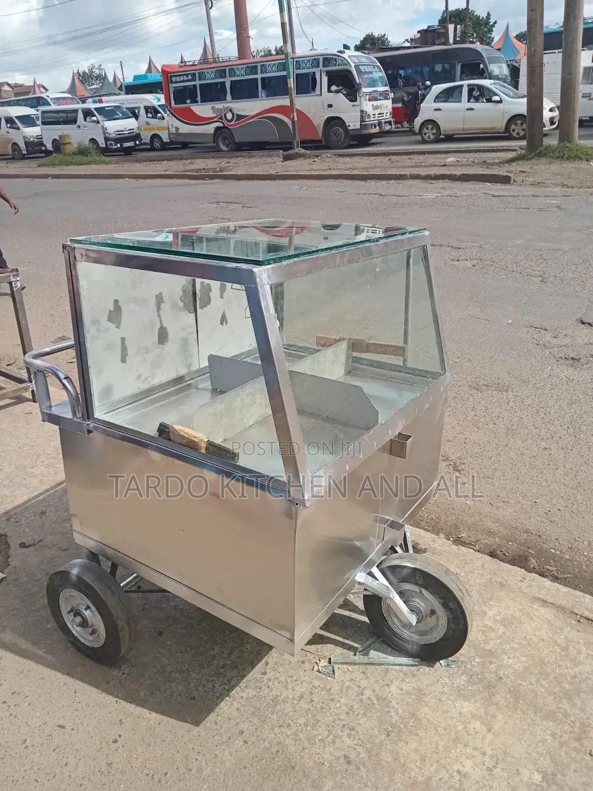 Stainless Steel Smokie Trolley