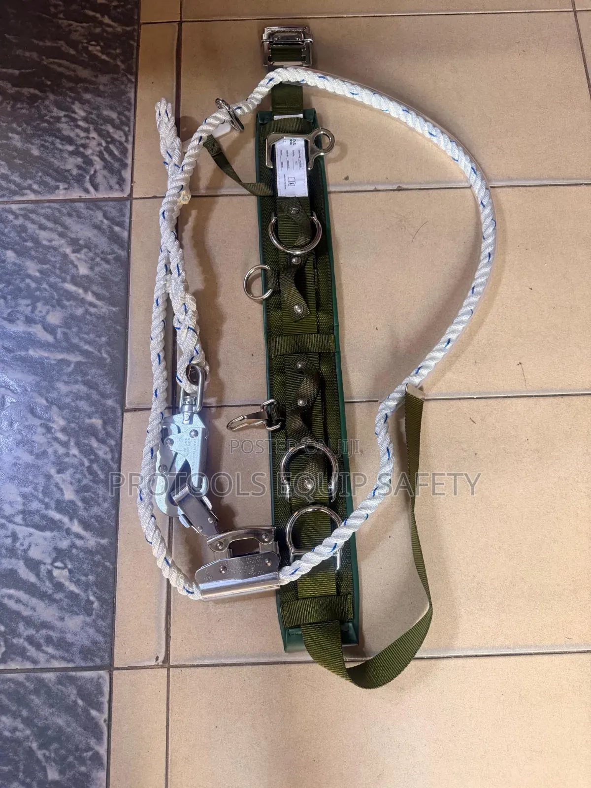 Green Half Body Belt With Work Position