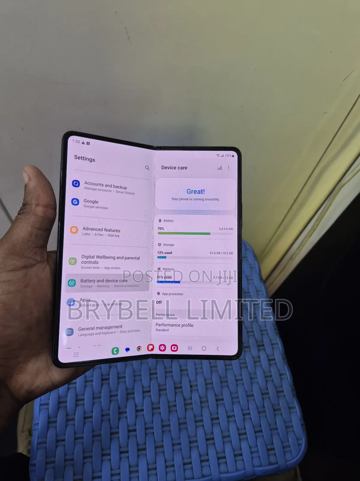 Samsung Galaxy Z Fold4 512 GB Black