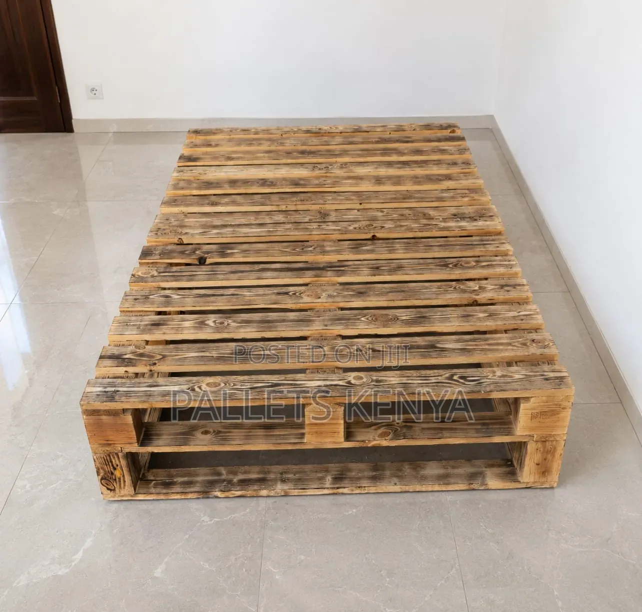 4×6 Pallet Bed Frame – Strong, Durable Wooden Bed Frame.Jk