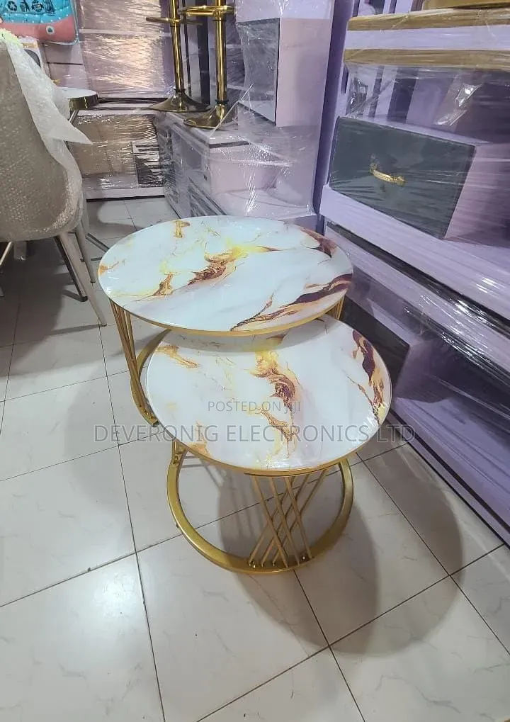 Marble Nesting Coffee Table (Glass Effect)