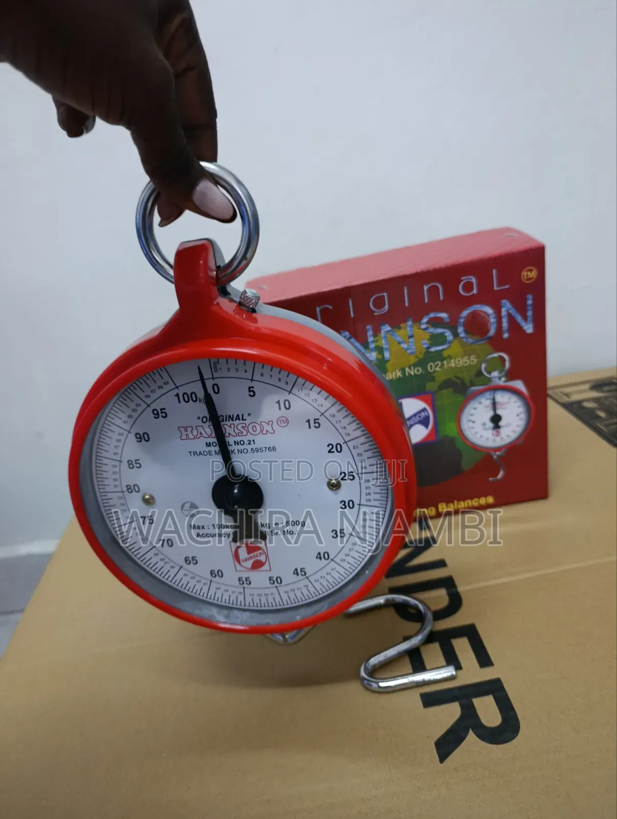 100kg Hanson Heavy-Duty Hanging Dial Scale