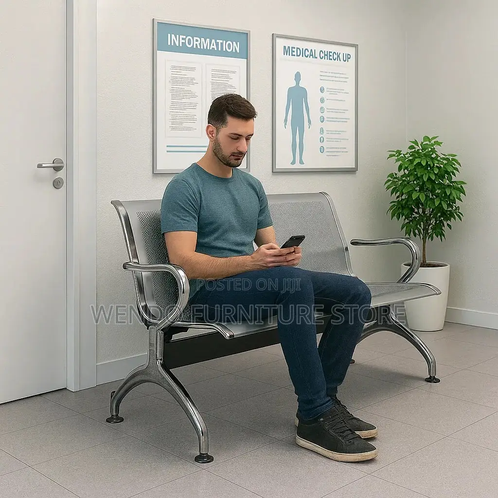 Office Bench; Two Seaters Steel Reception Benches