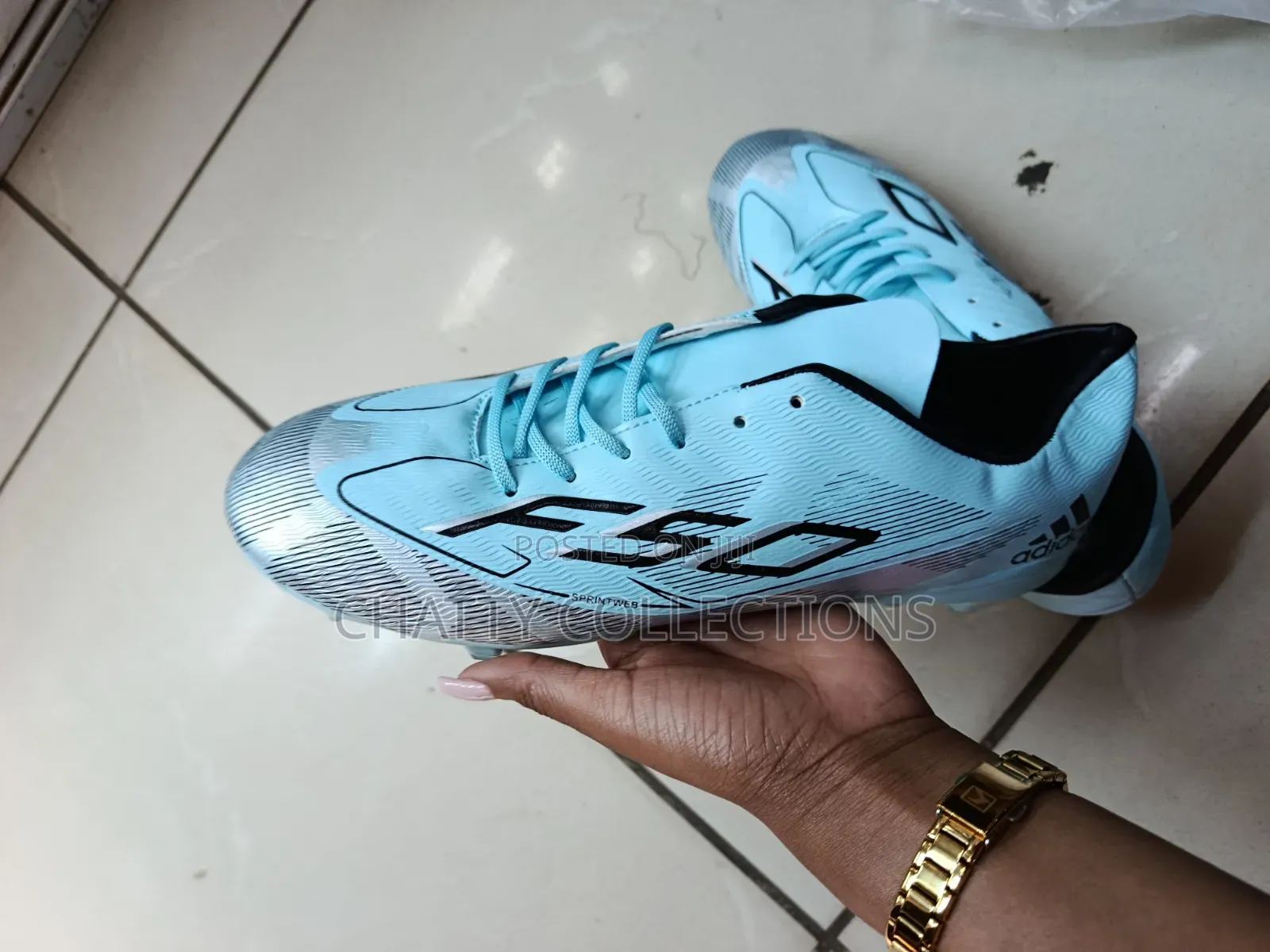 Blue F50 Unisex Football Boots Size 40 to 45