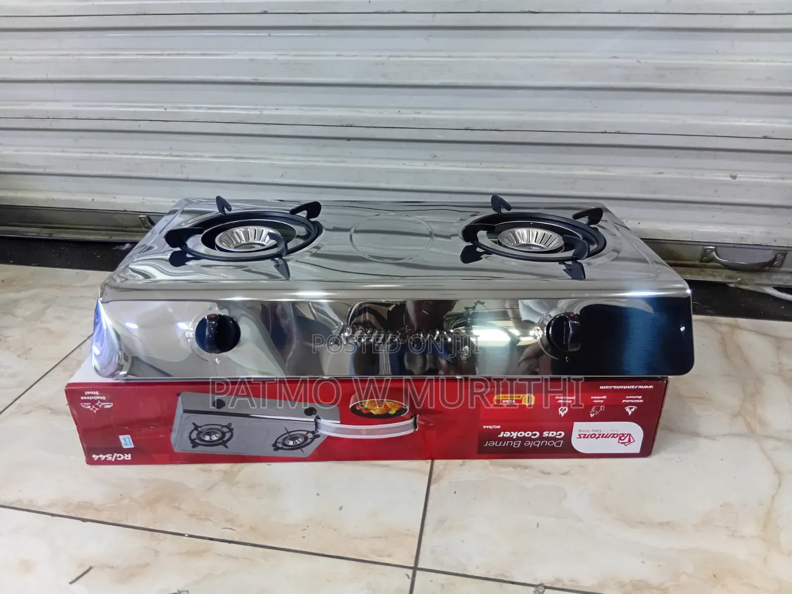 Ramtons Double Burner Gas Cooker