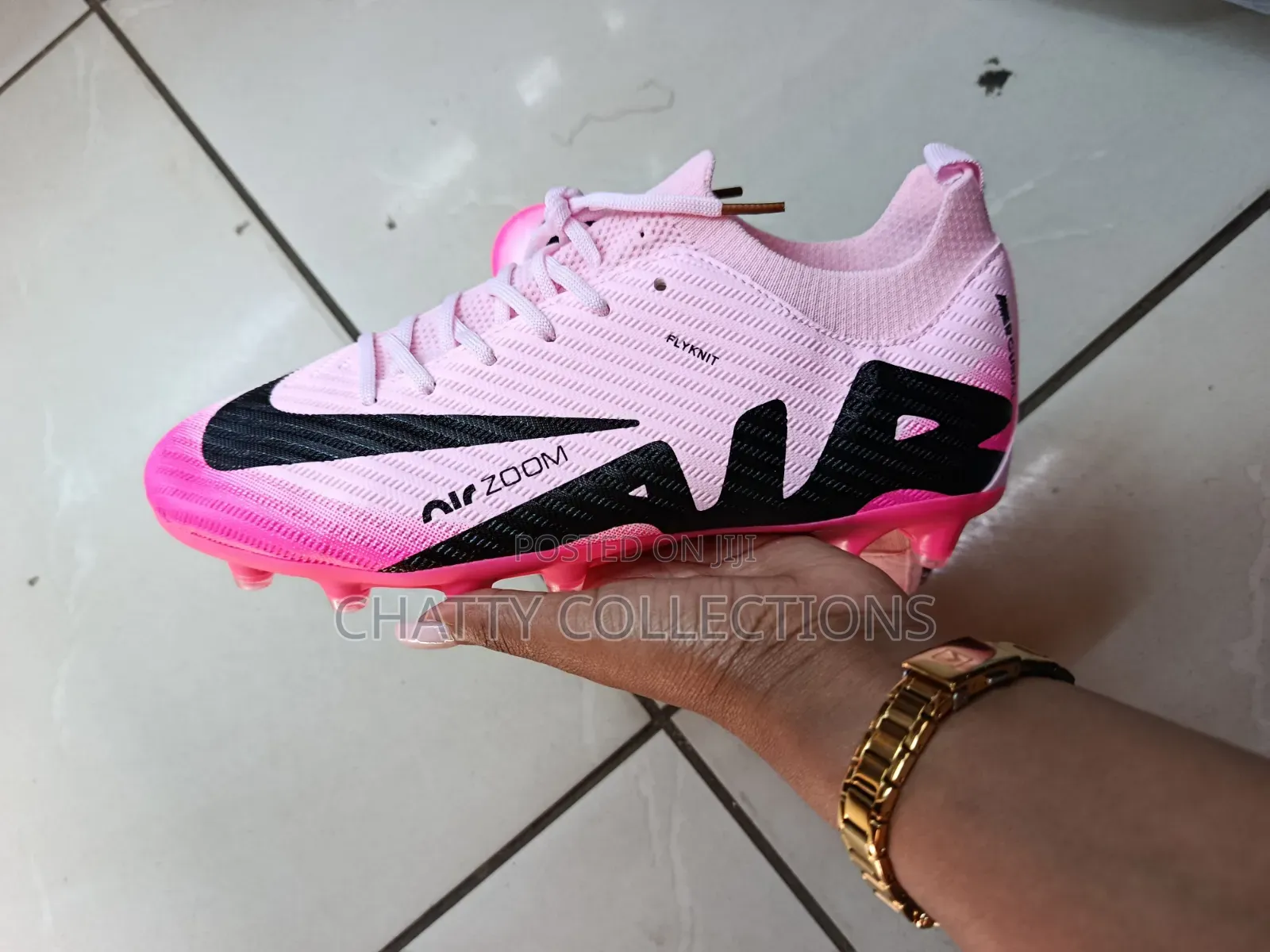 Pink Nike Air Zoom Unisex Football Boots Size 40 to 45