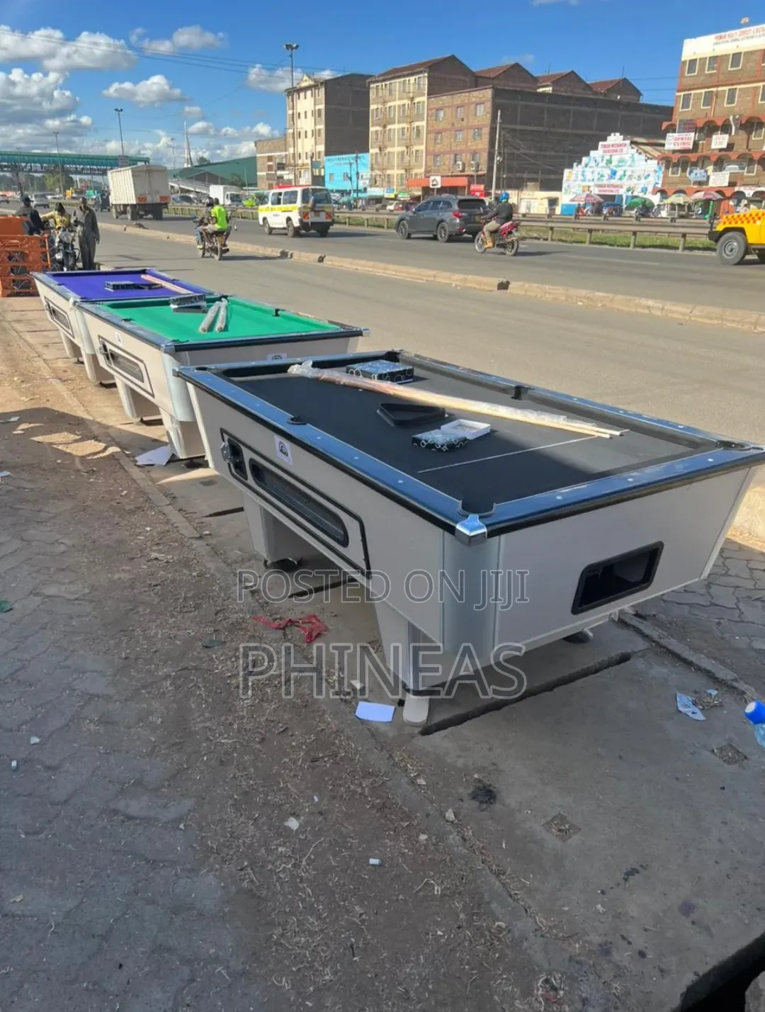 Title: Brand New 7ft Commercial Marble Slate Pool Table for Sale
