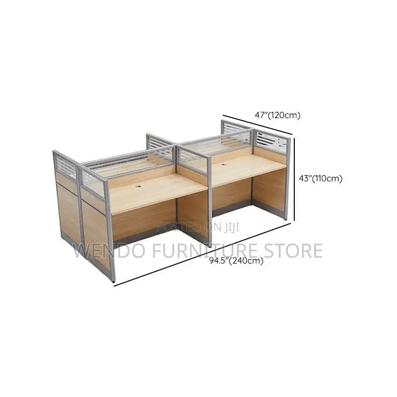 Office Workstation; Four Users MDF Office Cybers Workstation