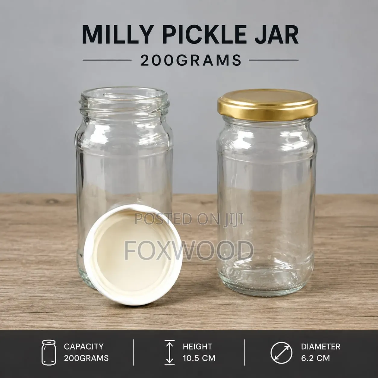 Milly Glass Jar Milly Glass