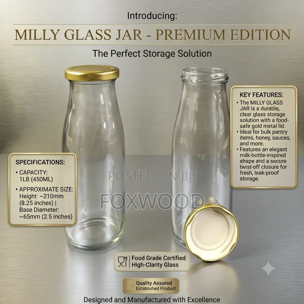 Milly Glass Jar Milly Glass