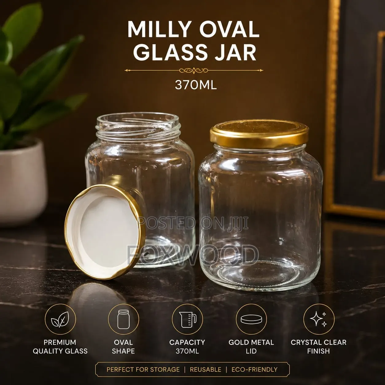 Milly Glass Jar Milly Glass