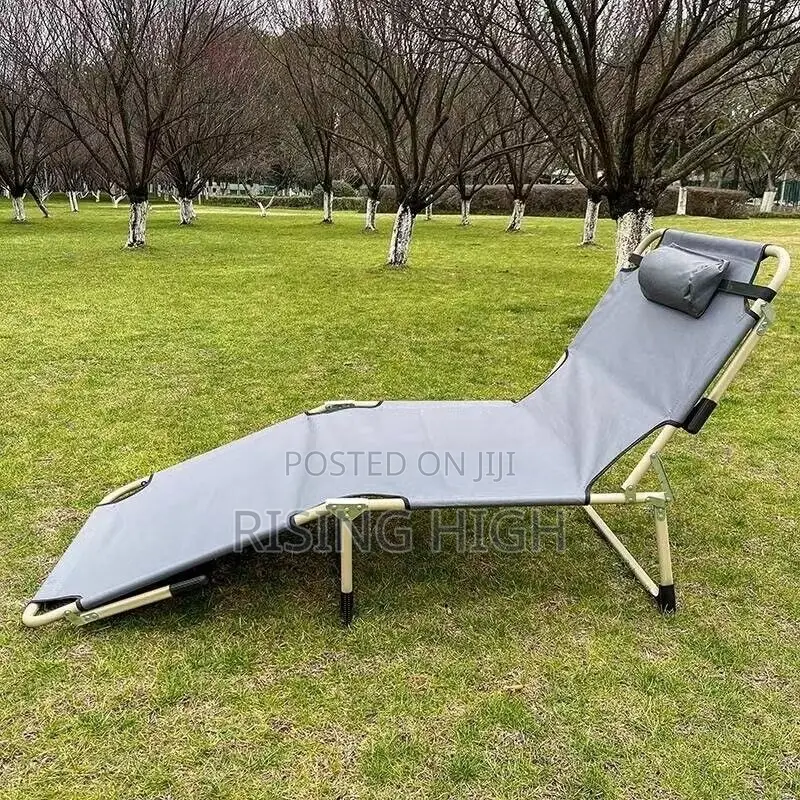 Foldable Camping Bed Recliner With Pillow