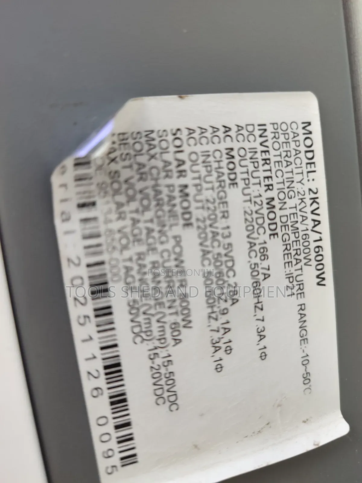 2kva Hybrid Inverter