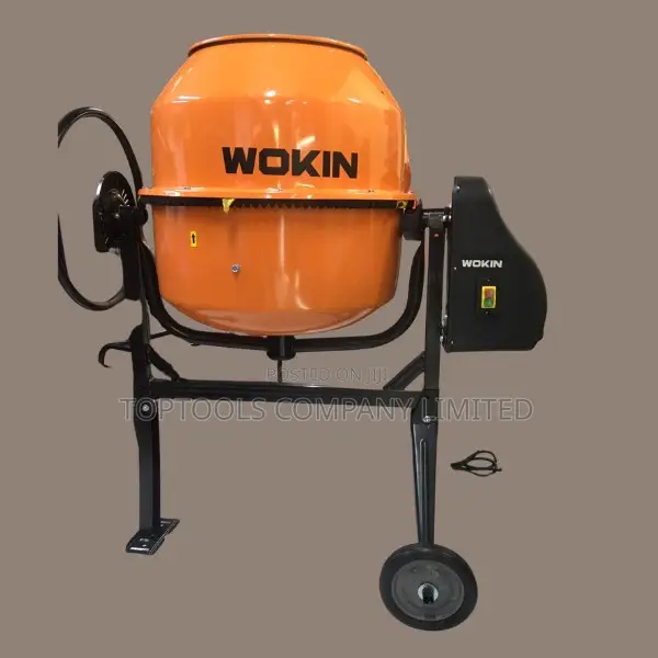 Wokin Electric Concrete Mixer 200ltrs With Wheels