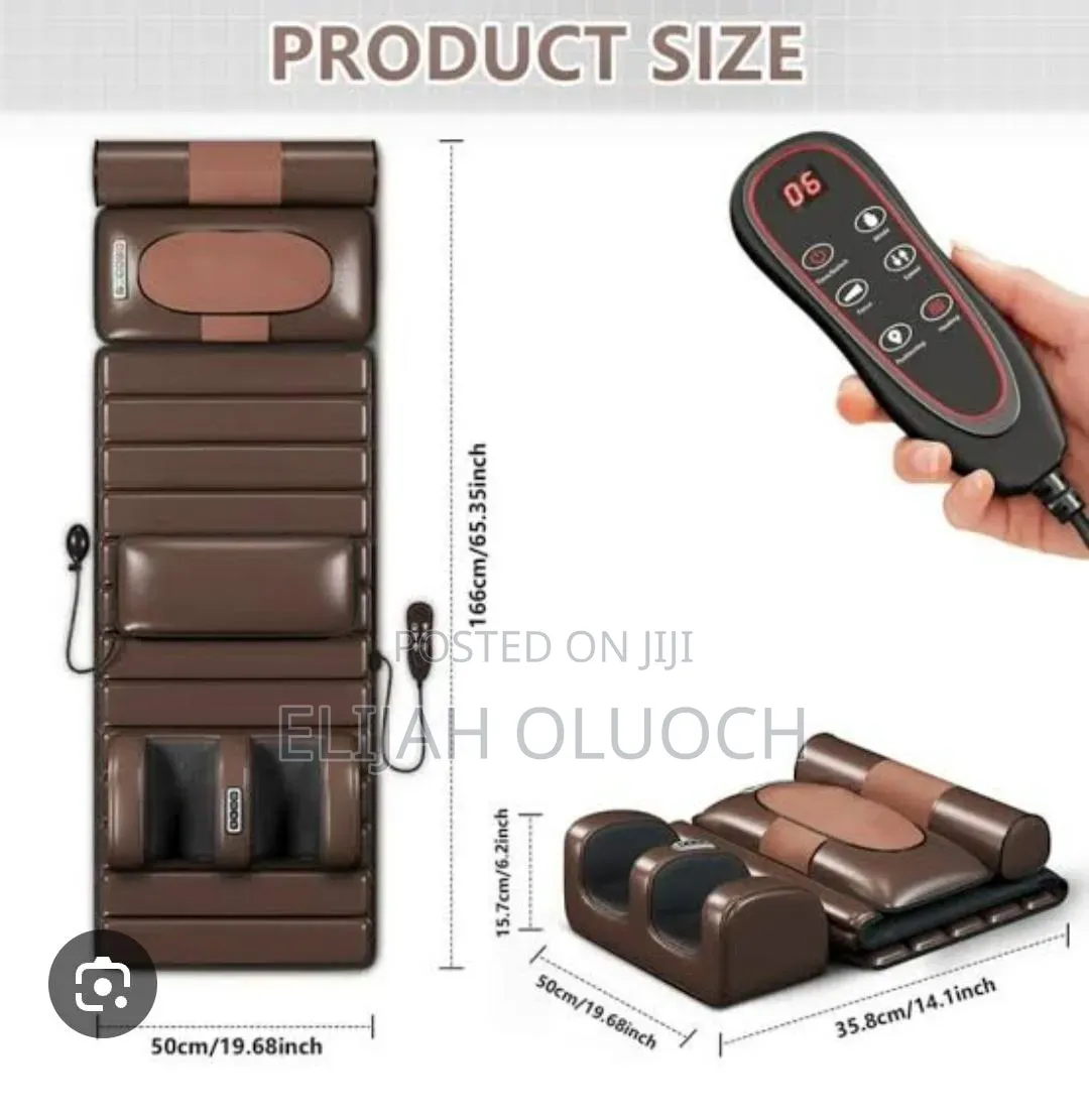 Flexible Any Position Complete Full Body Massage Mattress Seat