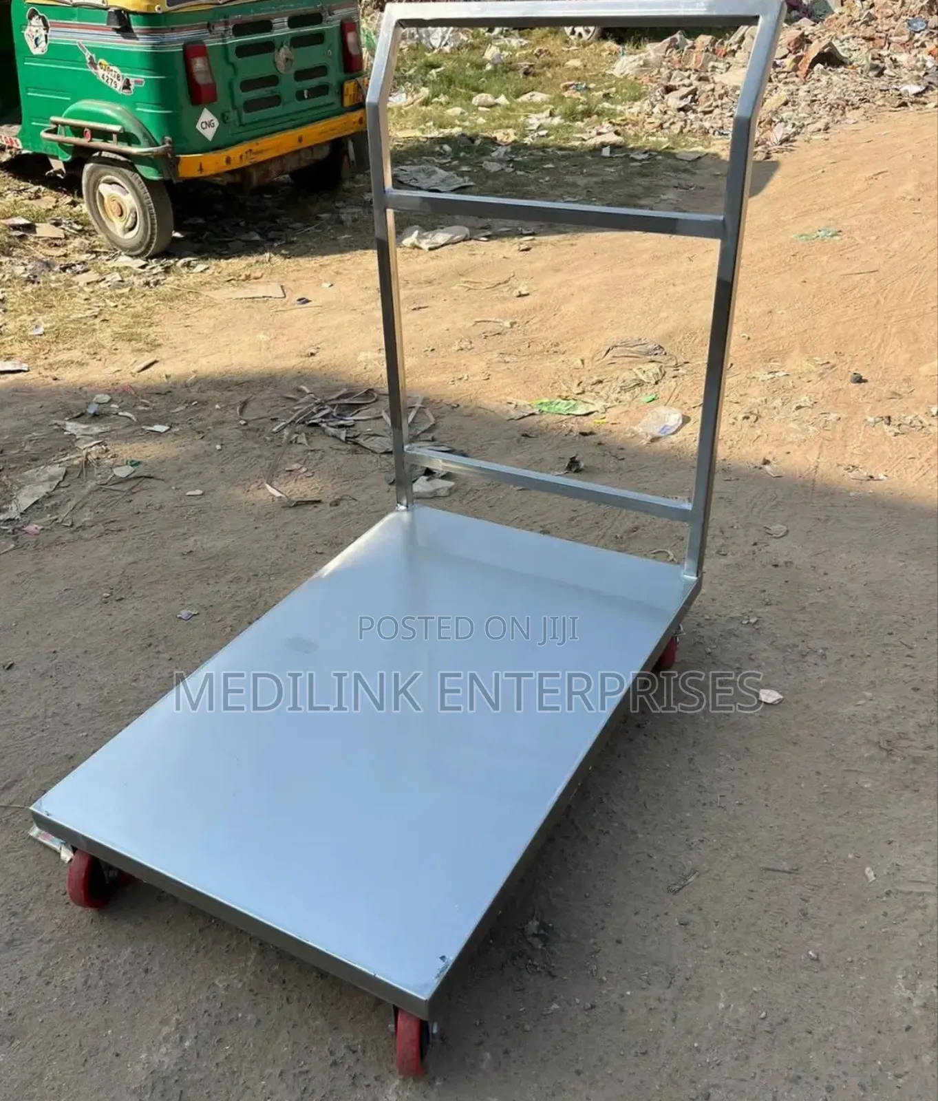 Industrial Package Trolleys Customized Stainless Steel
