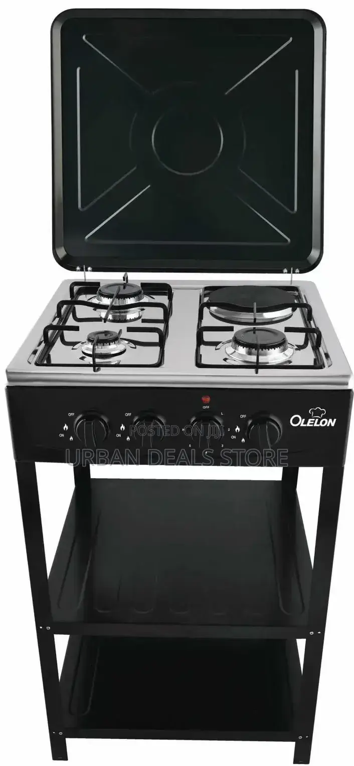 Olelon 3+1 Standing Cooker With Shelves