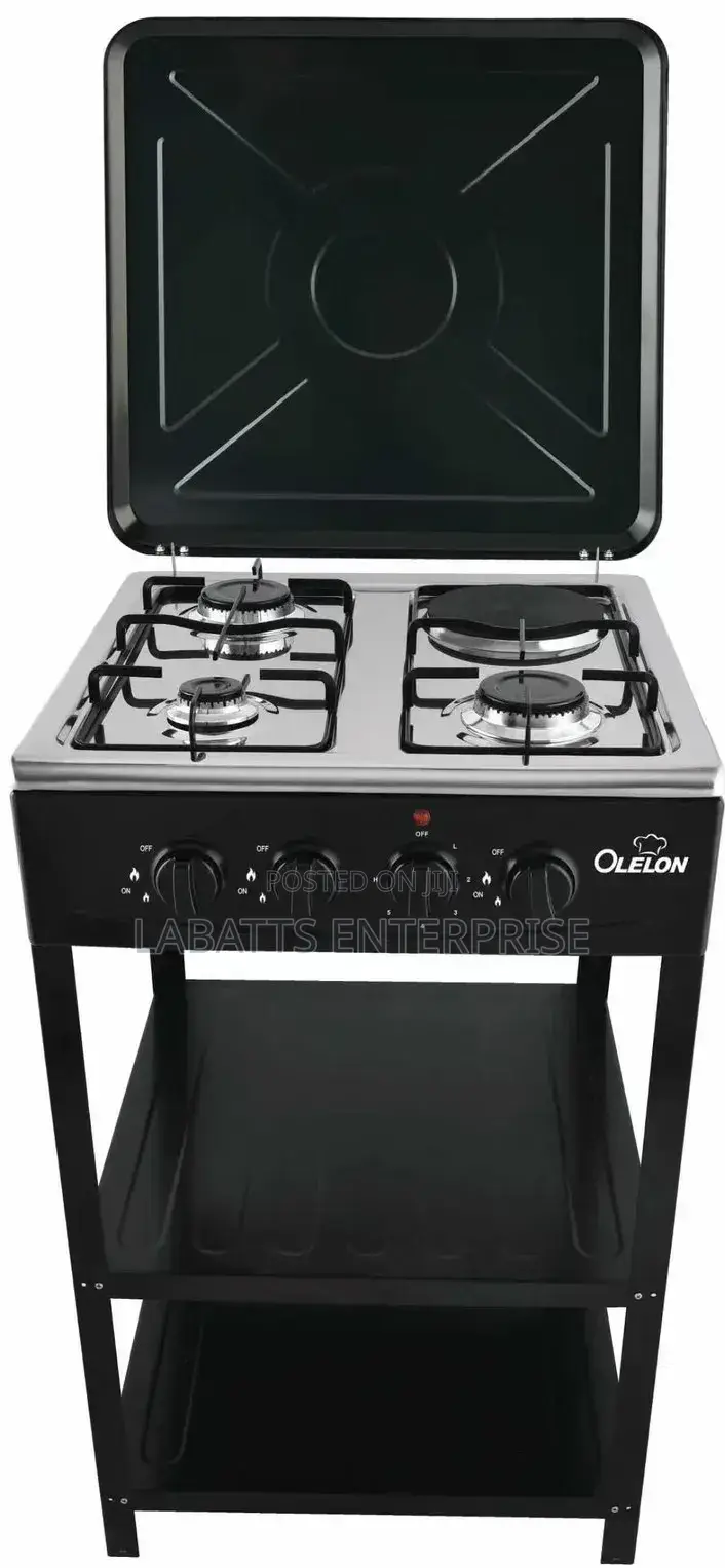 Olelon 3+1 Standing Cooker With Shelves