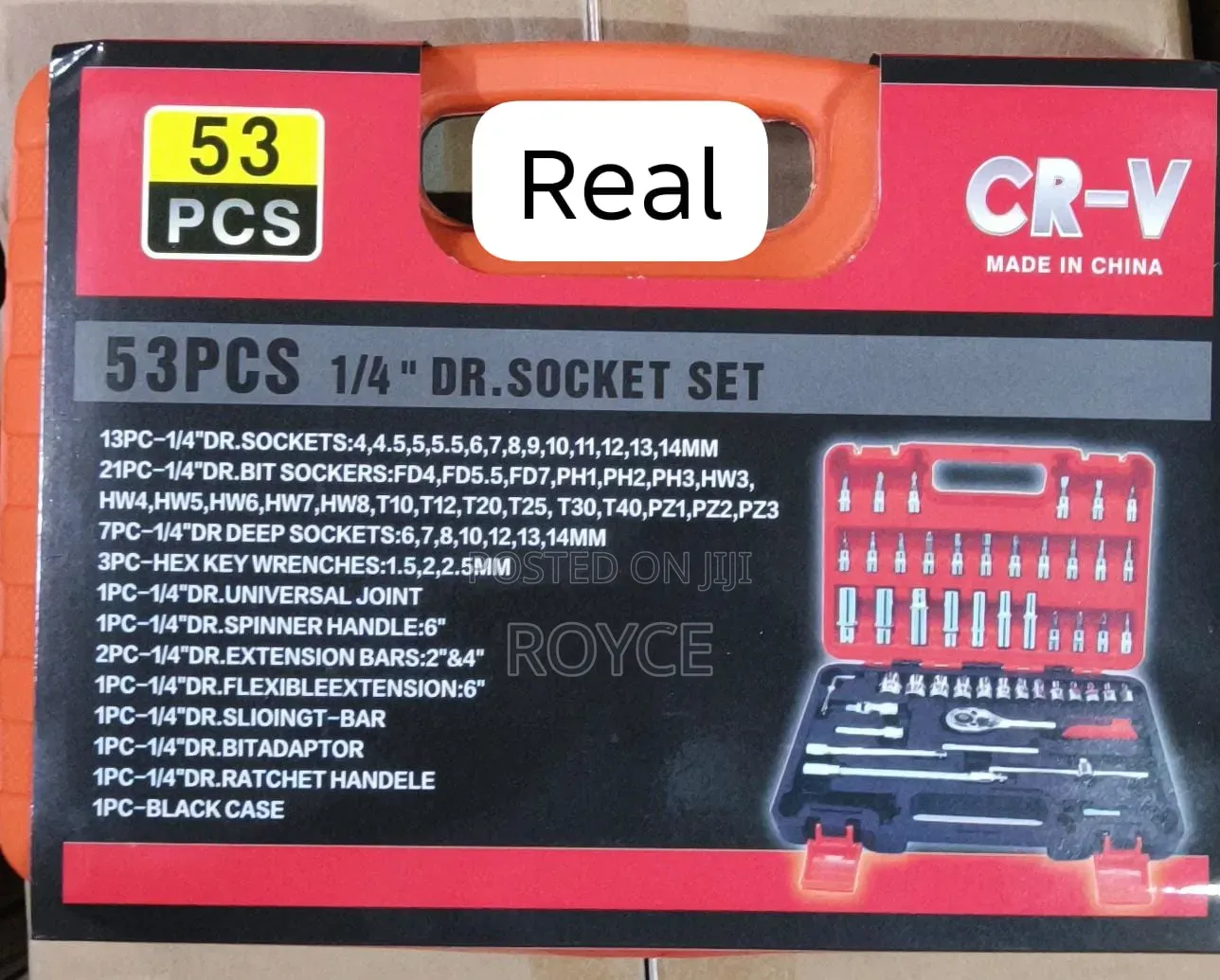 53pcs 1/4" Socket Set