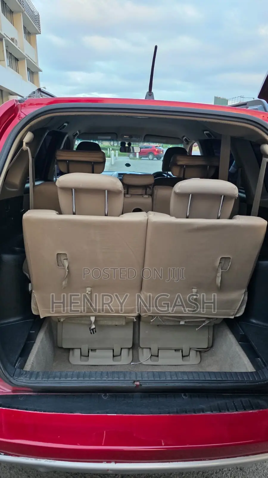 Toyota Vanguard 2009 Maroon