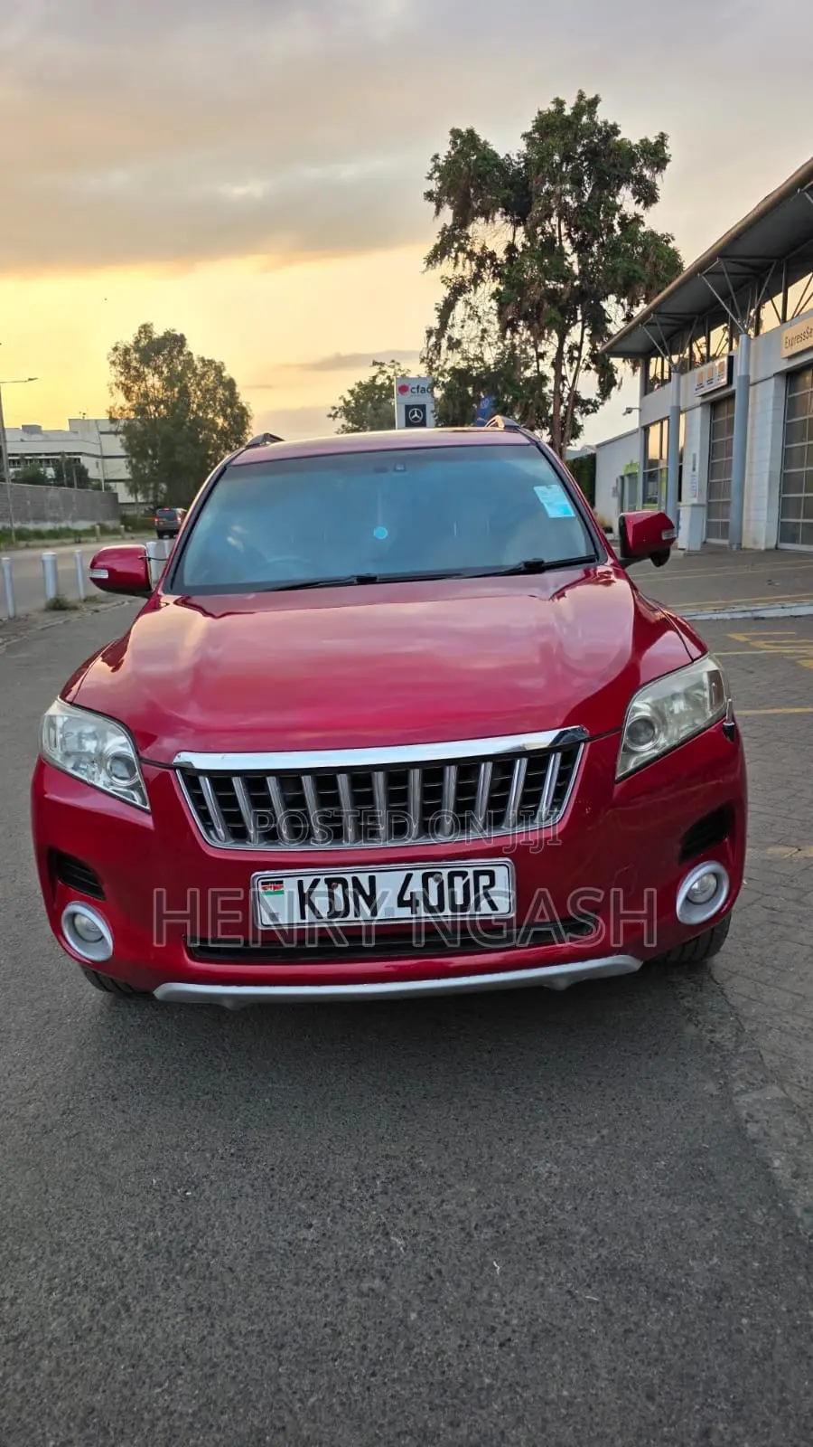 Toyota Vanguard 2009 Maroon