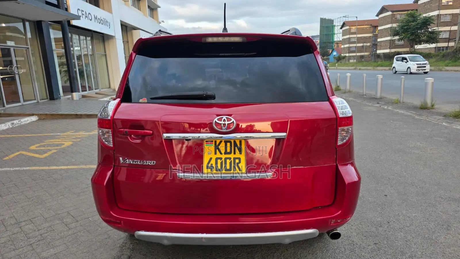 Toyota Vanguard 2009 Maroon