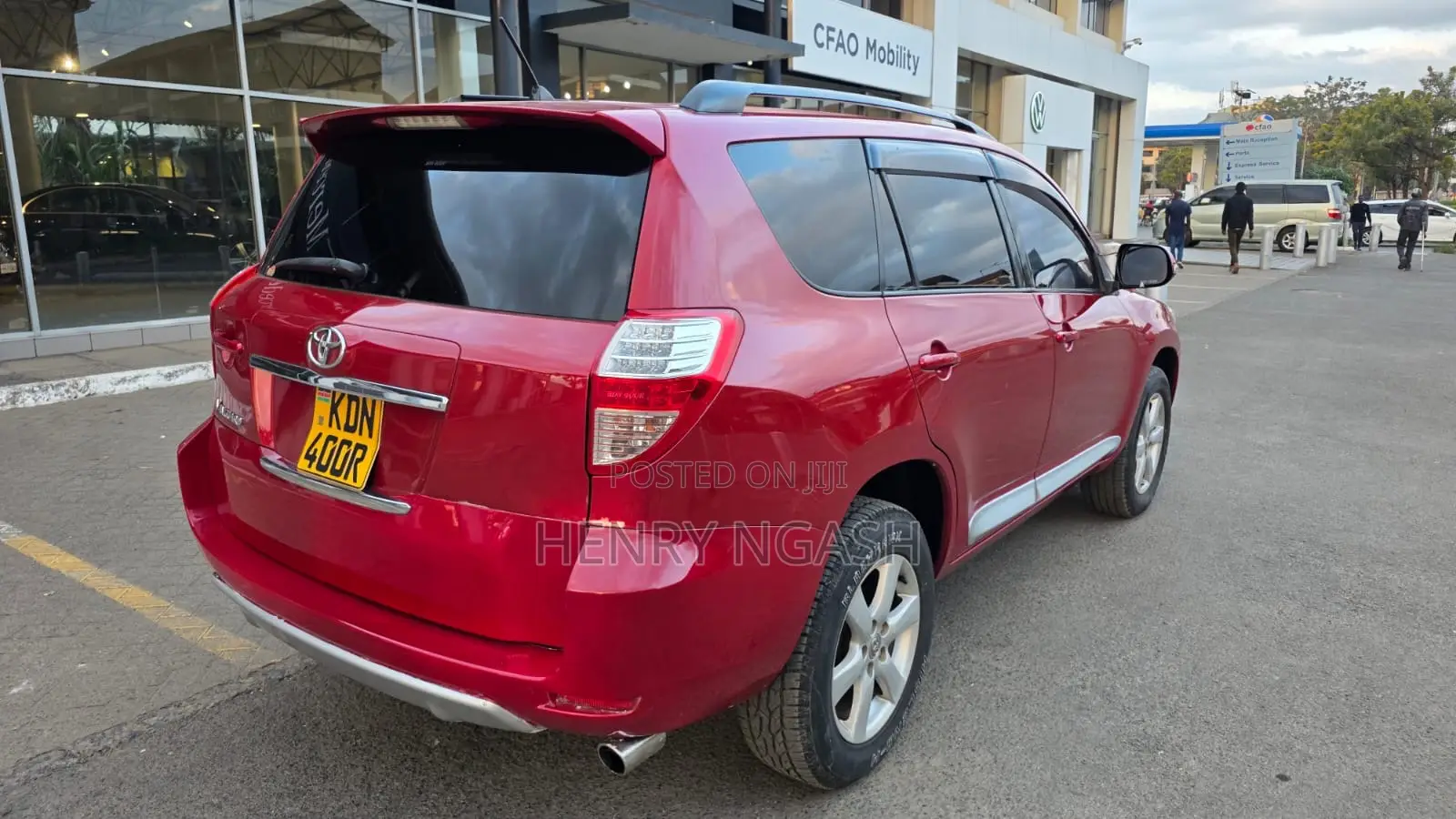 Toyota Vanguard 2009 Maroon