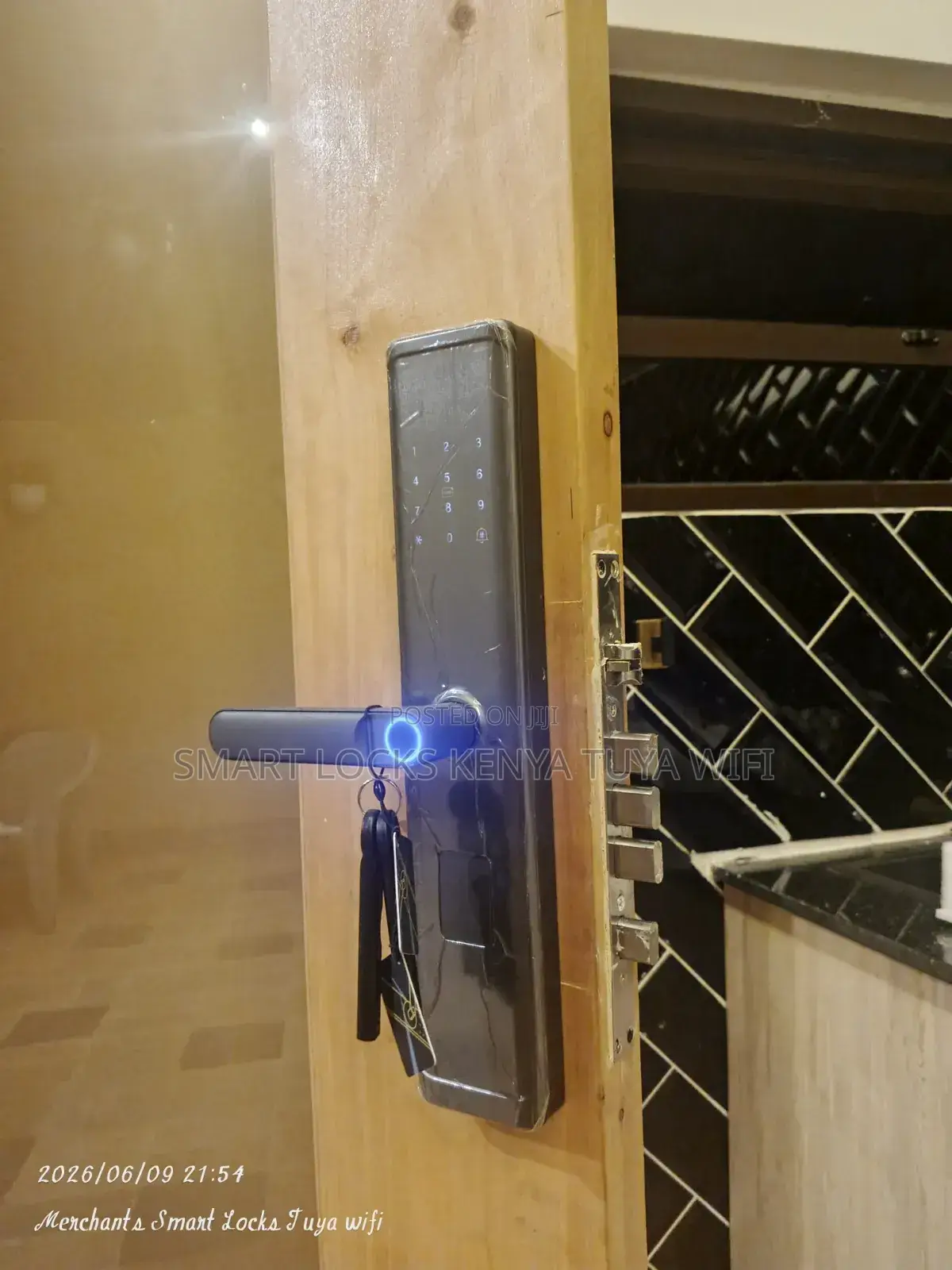 Smart Lock Tuya Wifi Fingerprint Smartlock Digital Password Cards