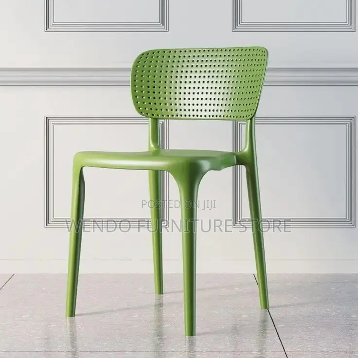 Dining Chairs; Armless Plastic Home Seats