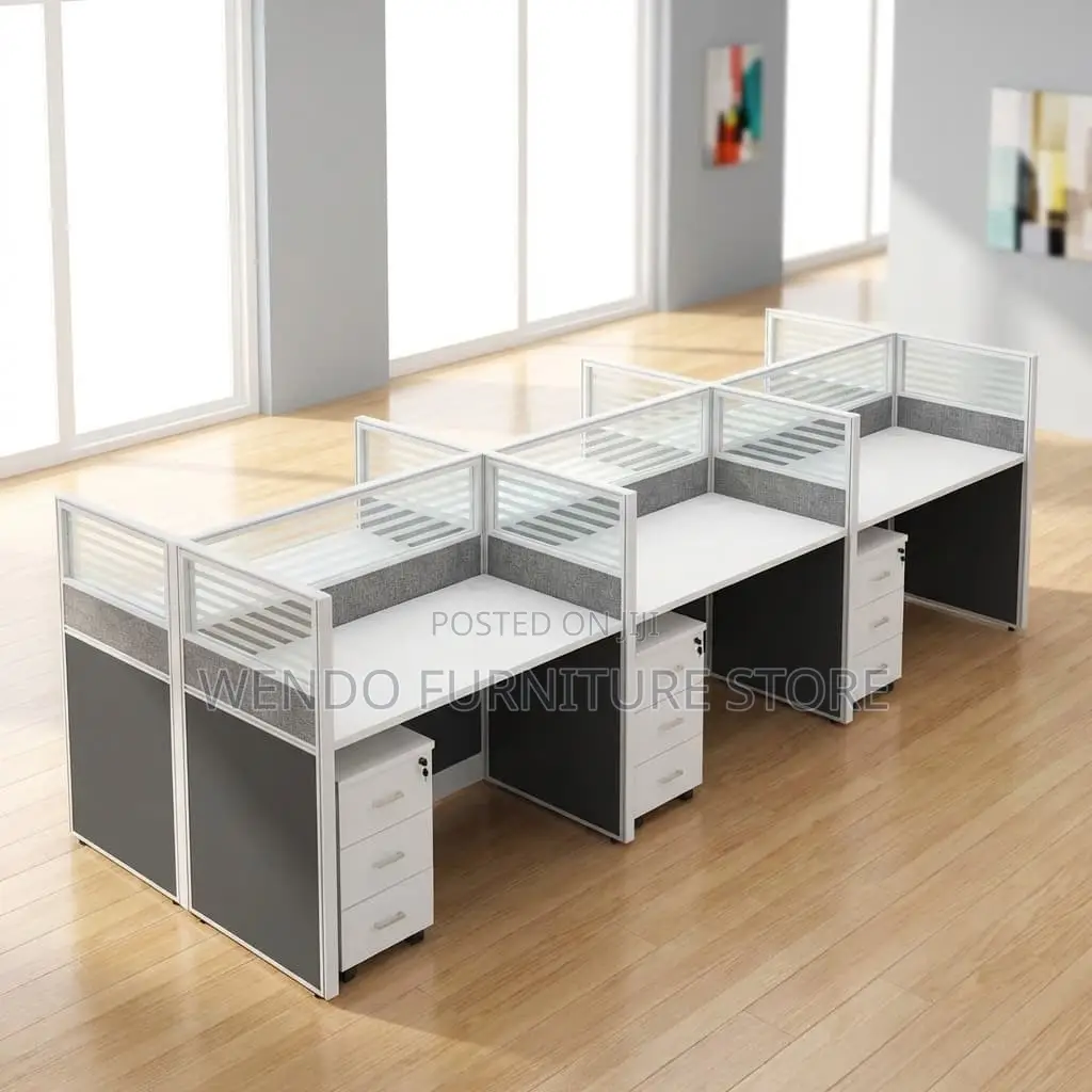 Office Workstation; Six Users Office Working Workstations