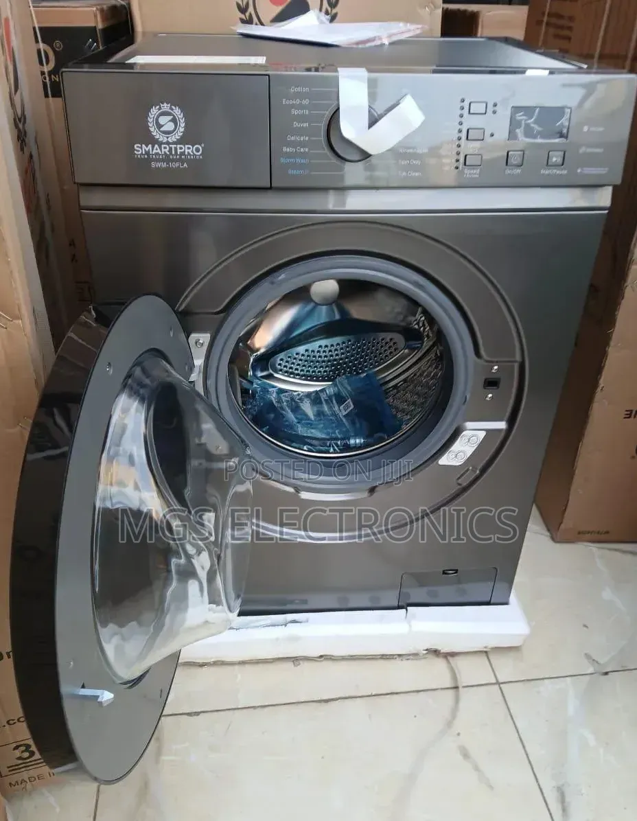 Smartpro 8kg Front Load Washing Machine Wash and Spin