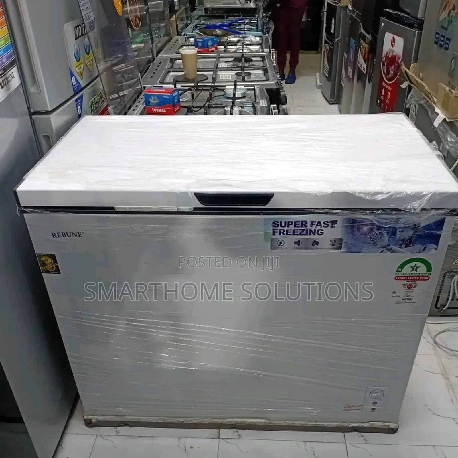 Rebune 200 Litres Deep Chest Freezer - Energy Efficient Freezer