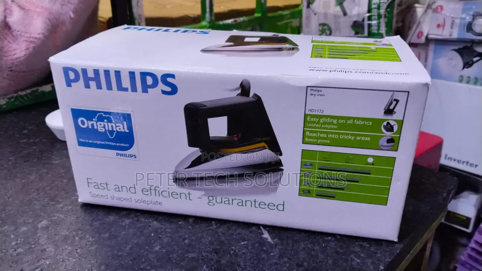 Philips Dry Iron Box + a 4way Rk Extension