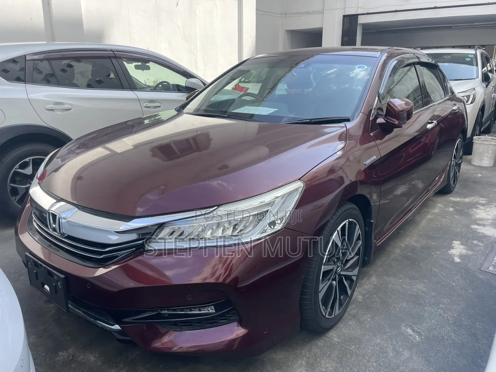 Honda Accord Hybrid 2018 Maroon