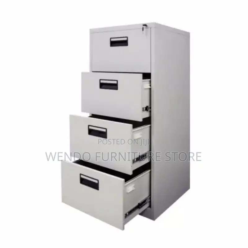 Office Cabinet; Steel Office Cabinet With Four Drawers