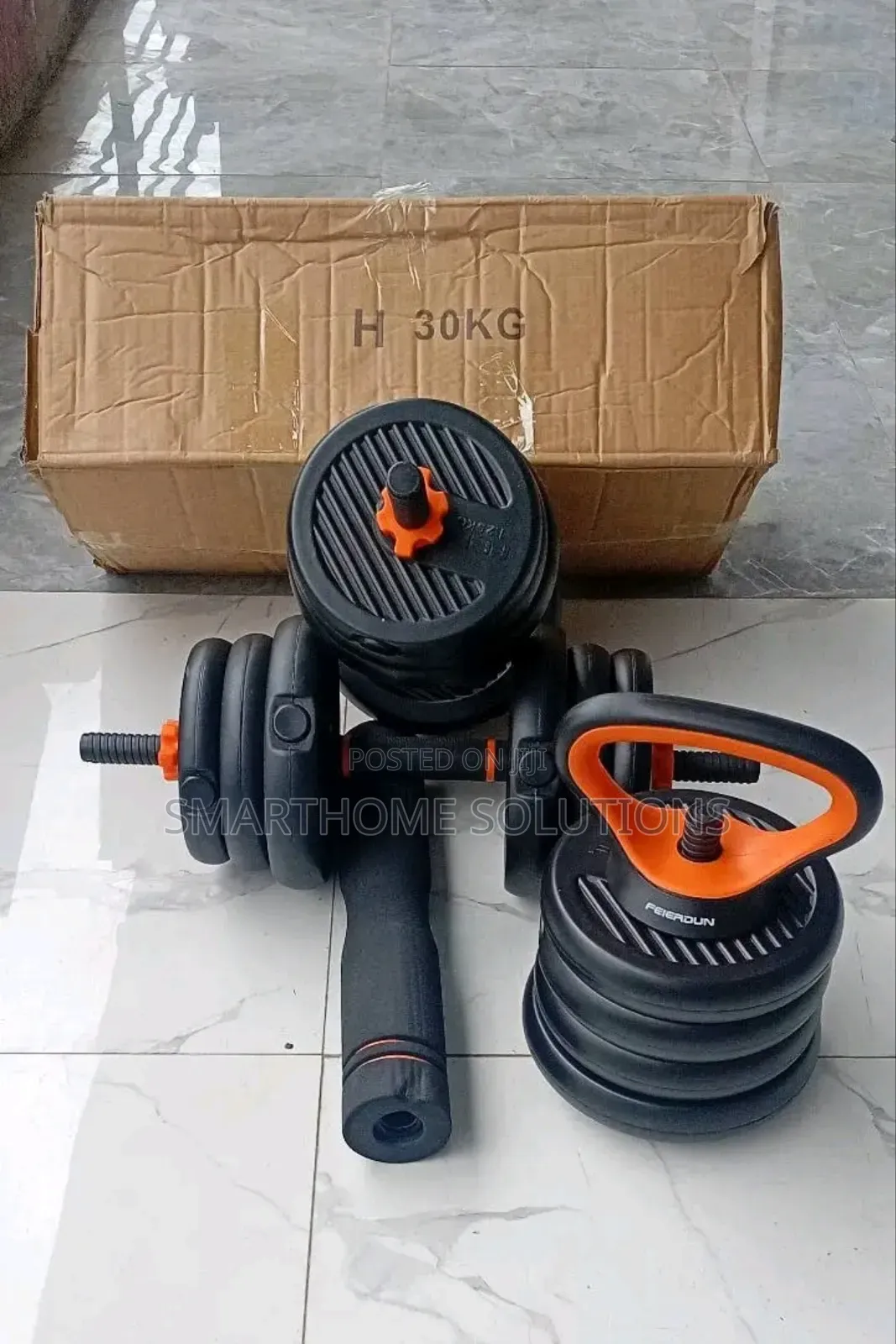 30kg 6 in 1 Dumbell Set/6 Piece Dumbell Set