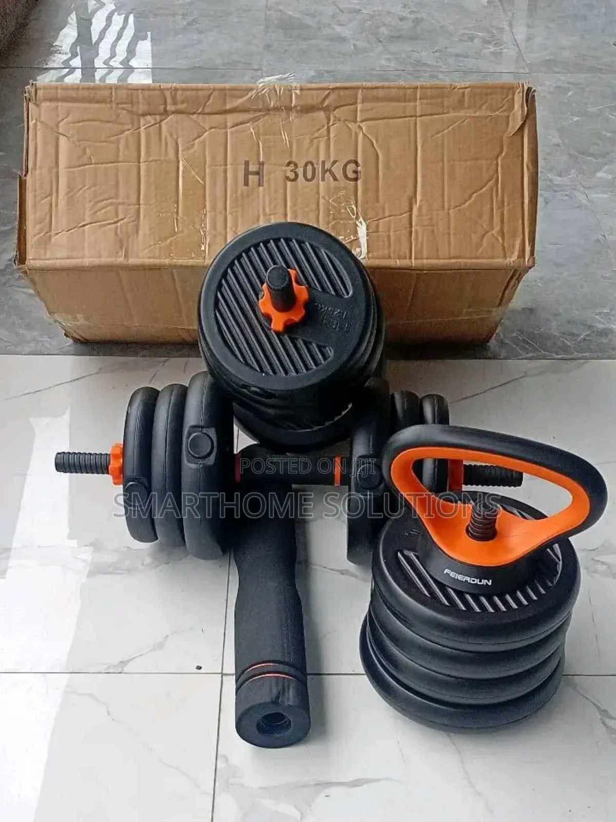 30kg 6 in 1 Dumbell Set/6 Piece Dumbell Set