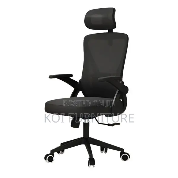 Office Chair : Premium High-Back Mesh Office Chair