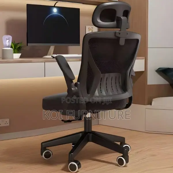 Office Chair : Premium High-Back Mesh Office Chair